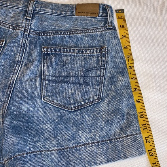 American Eagle Mom jeans Shorts size 2 light blue - Picture 10 of 12